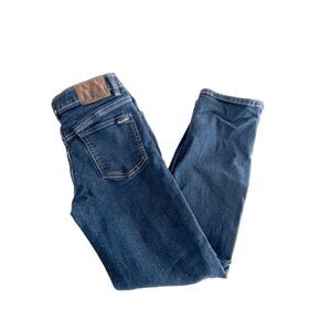 Volcom Women's Kinkade Regular Straight Denim Jeans Blue Wash Size 26